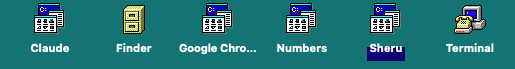 Windows 3.1 dock