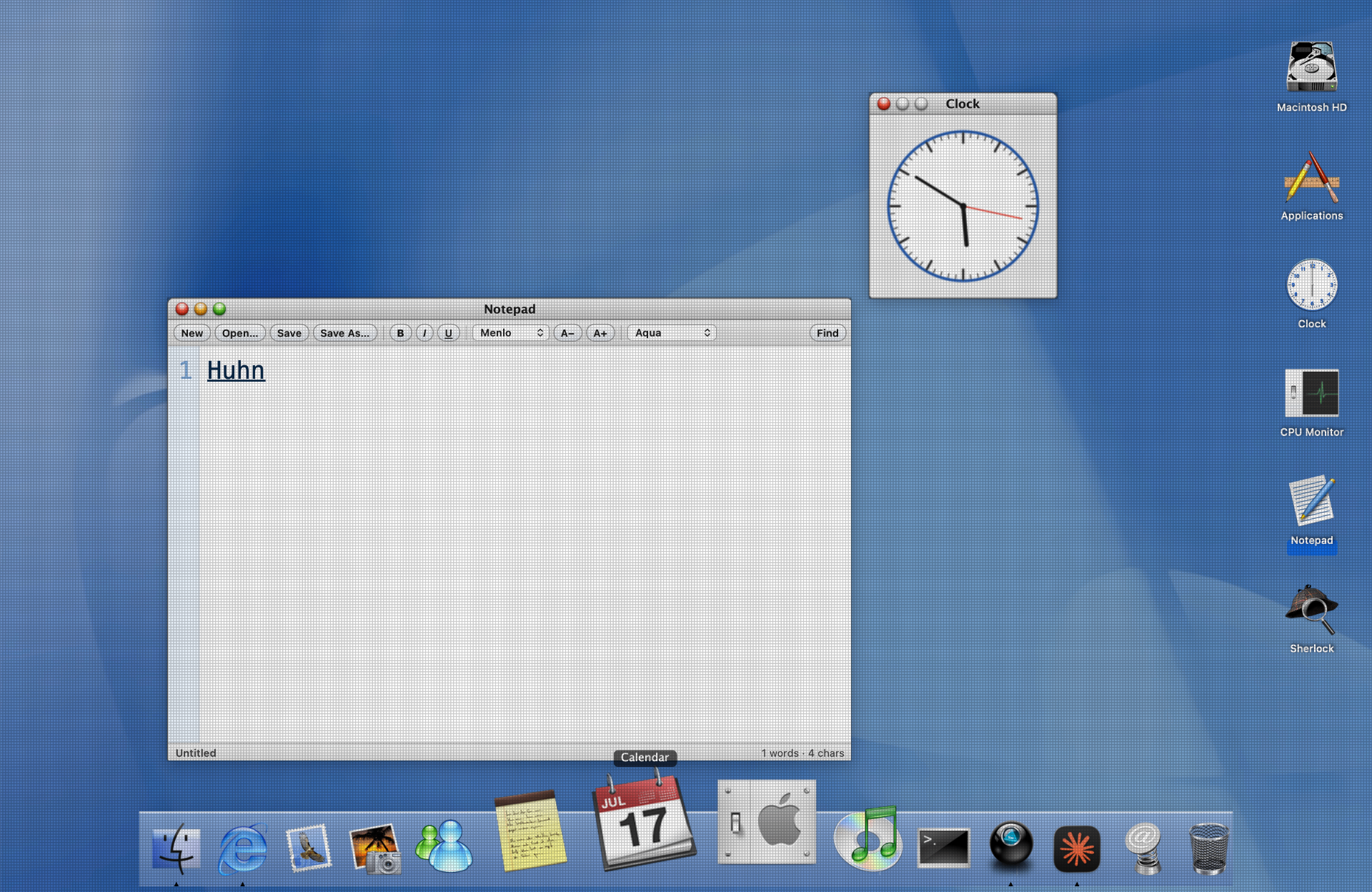 Mac OS X theme