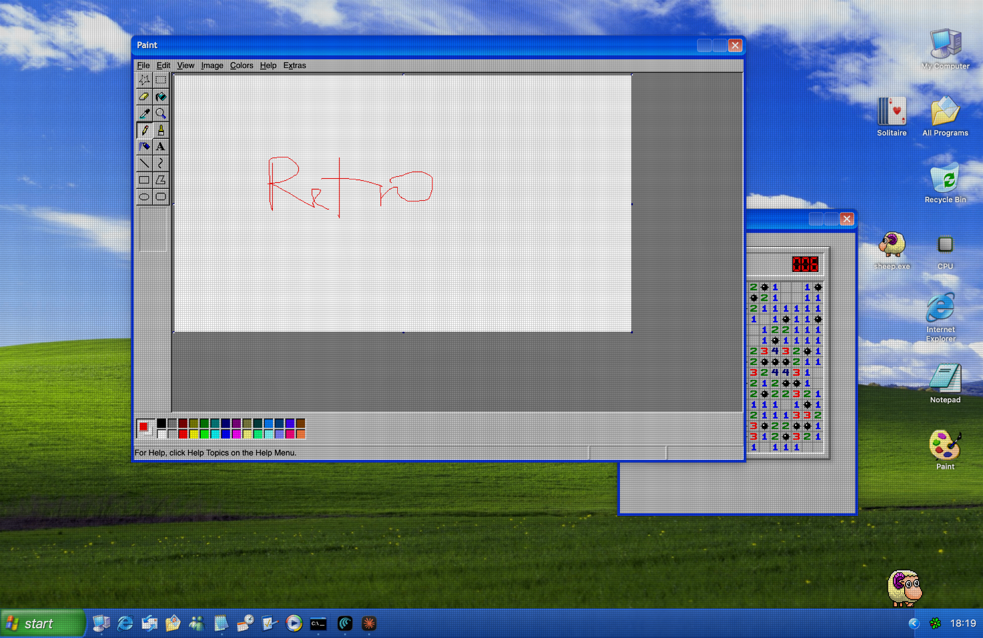 Windows XP theme
